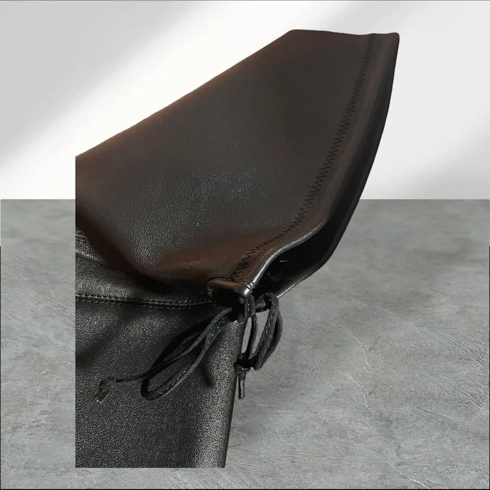 Stuart Weitzman Womans Genna 25 Over The Knee City Boot Black Leather SZ 7‎